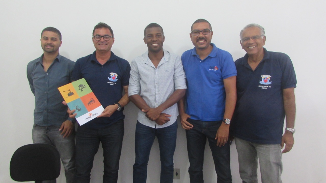 O Consórcio Portal do Sertão recebe o Secretário de Obras e Equipe do município de Conceição do Jacuípe.