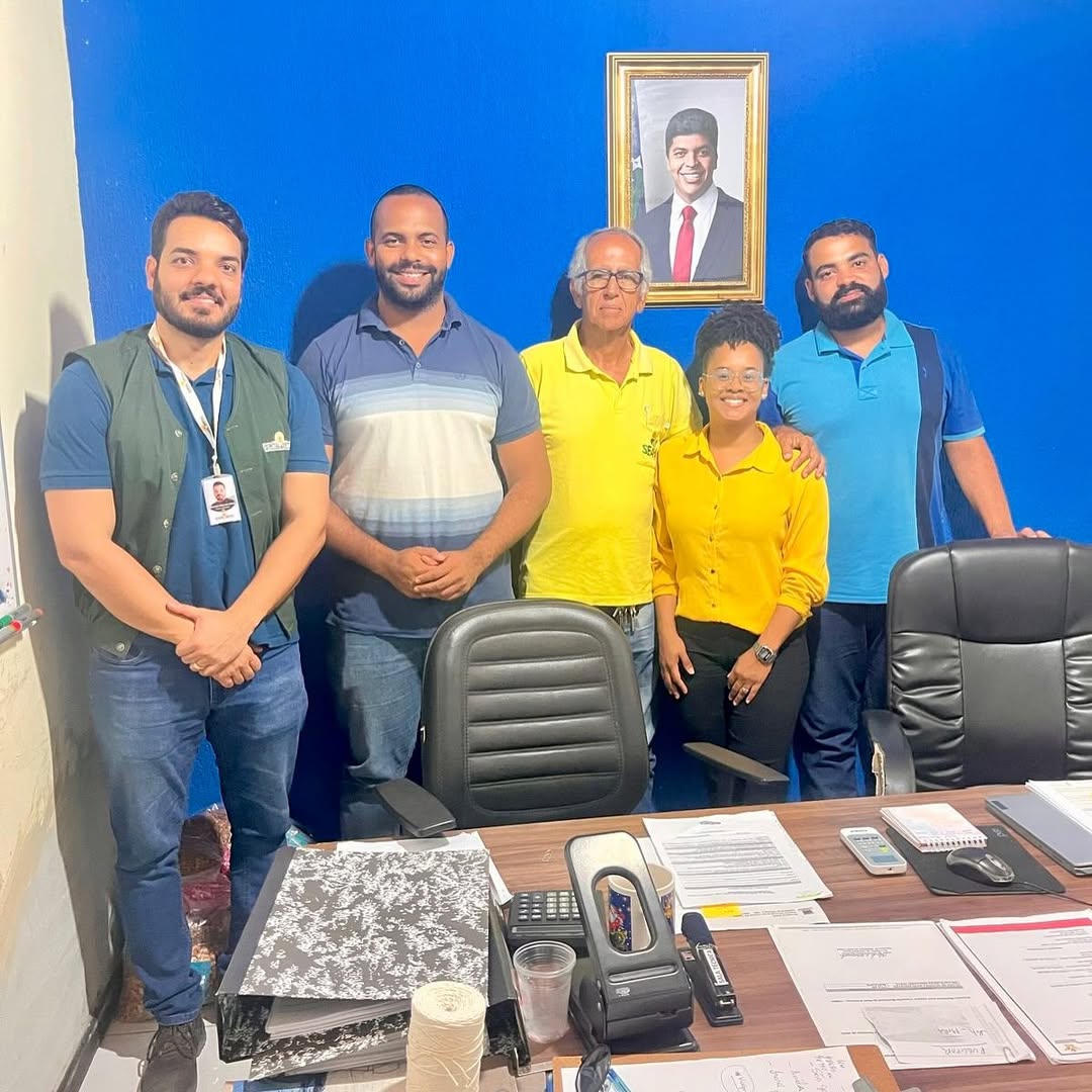 Reunião com a Secretária de Agricultura de São Gonçalo dos Campos